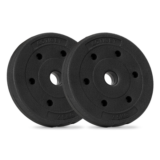 Obciążenie bitumiczne 2,5 kg 2 szt. talerz kompozytowy 29 mm krążek do sztangi hantli