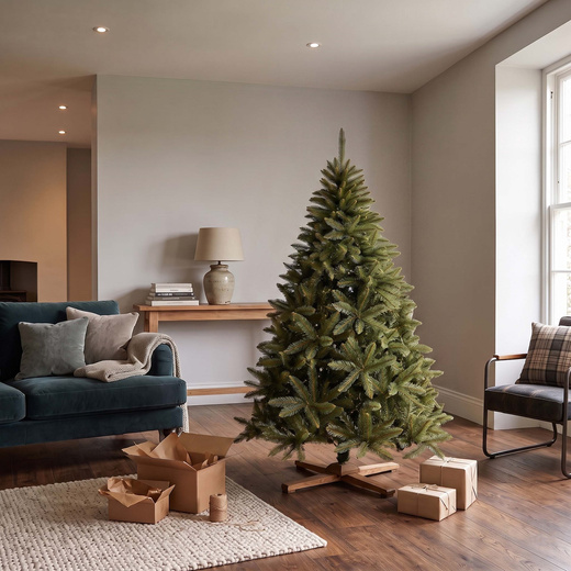 Choinka sztuczna 180 cm Premium Royal Trees świerk kaukaski z drewnianym stojakiem