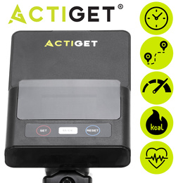 Rower stacjonarny, magnetyczny 8 poziomów oporu, rowerek treningowy z czujnikiem tętna