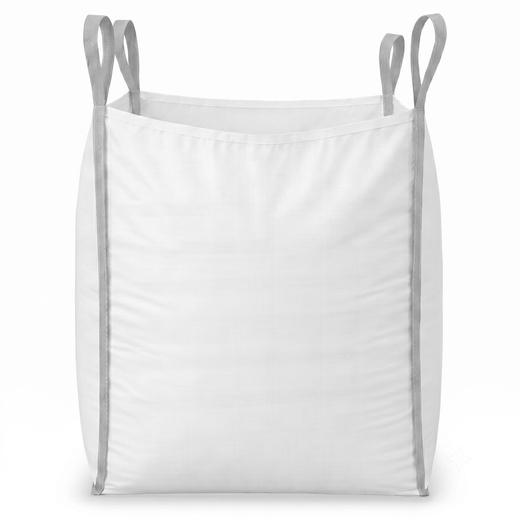 Big Bag worek 1000 kg mocny na gruz 145x90x90 cm kontener z uchwytami biały