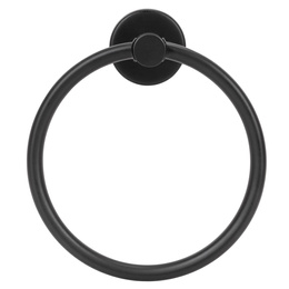 Wieszak na ręczniki, łazienkowy okrągły, uchwyt na ręczniki, czarny