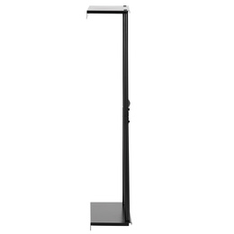 Wieszak łazienkowy, ścienna półka na ręczniki, pionowa, czarna