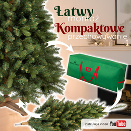 Choinka sztuczna 150 cm Premium Royal Trees świerk syberyjski z drewnianym stojakiem