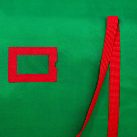 Pokrowiec na choinkę torba do przechowywania 125x50x40 cm futerał z uchwytami zielony