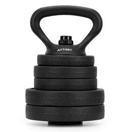 Hantle regulowane 30 kg zestaw obciążeń gryf do treningu siłowego talerze zaciski