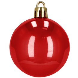 Bombki choinkowe 100 szt. zestaw dekoracji świątecznych nietłukące, czerwone