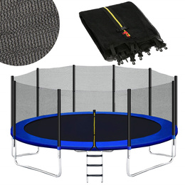 Osłona na sprężyny z siatką do trampoliny wewnętrzną 15FT 457/460/466cm niebieska