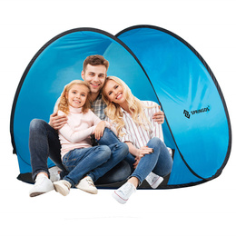 Namiot plażowy samorozkładający Pop-up niebieski Springos