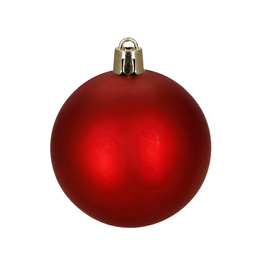 Bombki choinkowe 40 szt. zestaw dekoracji świątecznych, nietłukące, czerwone