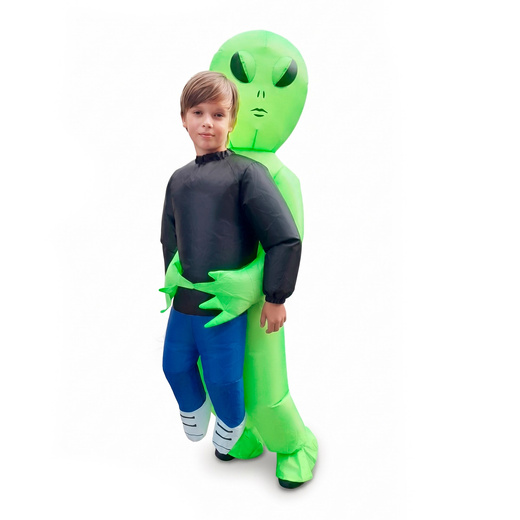 Strój dmuchany kosmita, dekoracja, stylizacja na Halloween Alien przebranie 120-155 cm