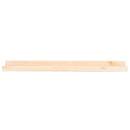 Półka ścienna na przyprawy, książki 90 cm zestaw 2 szt. półki wiszące brązowe