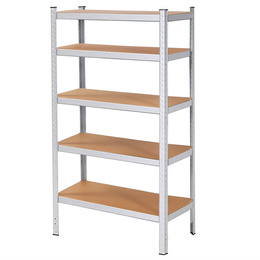 Regał metalowy z 5 półkami 150x75x30cm 625kg do garażu, piwnicy