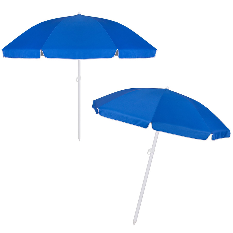 Parasol plażowy niebieski 240 cm