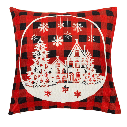 Poszewki świąteczne 40x40cm 4 szt. na poduszkę zestaw na jaśki, dekoracyjne 