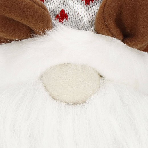 Skrzat 80 cm ozdoba świąteczna, renifer krasnal świąteczny, gnom z teleskopowymi nózkami