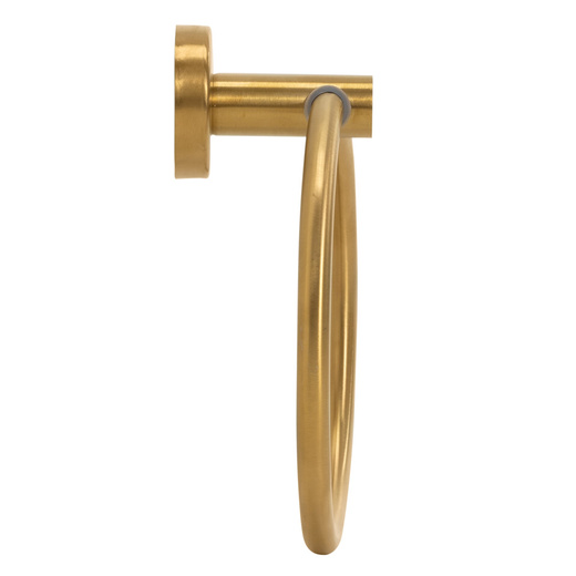 Wieszak na ręczniki, łazienkowy okrągły, uchwyt na ręczniki, złoty