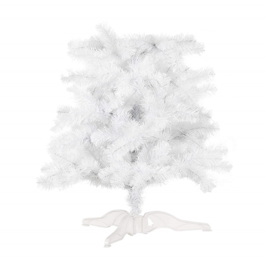 Choinka sztuczna 150 cm jodła biała nowoczesna jak żywa, ze stojakiem