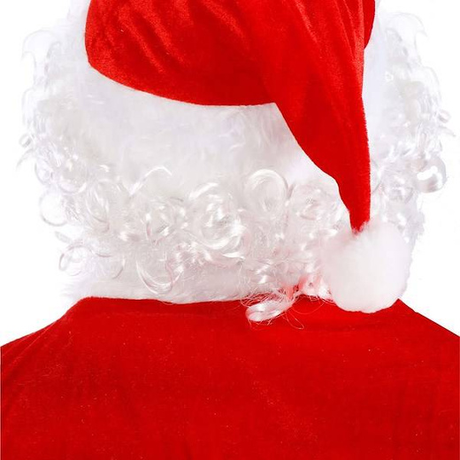 Strój św. Mikołaja zestaw 10 elementowy przebranie świąteczne