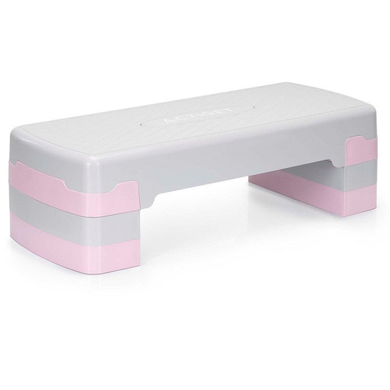 Step do ćwiczeń fitness 3-stopnie, schodek treningowy do aerobiku