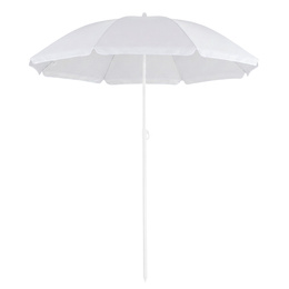 Parasol plażowy 160 cm ogrodowy, przeciwsłoneczny UPF50+ składany, łamany na balkon, taras, szary