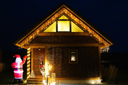 Kurtyna świetlna 200 led girlanda, lampki wewnętrzno-zewnętrzne sople ciepły biały