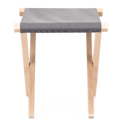 Krzesło składane turystyczne, wędkarkie, stołek na biwak, kemping, jasnoszary