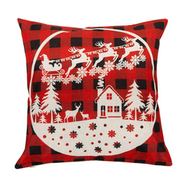 Poszewki świąteczne 40x40cm 4 szt. zestaw dekoracyjny na poduszki jaśki