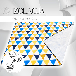 Koc piknikowy plażowy biwak springos 200x200 mata