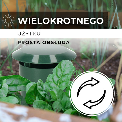 Pułapka na ślimaki 2 szt. wabik łapacz na szkodniki