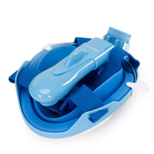 Maska do nurkowania dla dzieci pełnotwarzowa, z rurką, AntiFog, DryTop do snorkelingu