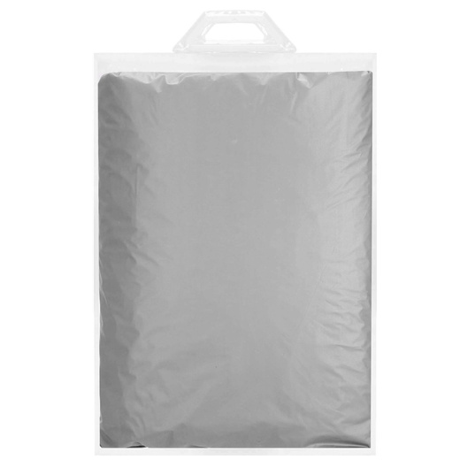 Pokrowiec na samochód 480x175x120cm wodoodporna plandeka na auto szara 