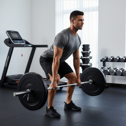 Obciążenie bitumiczne 10 kg talerz kompozytowy 31 mm krążek do sztangi hantli