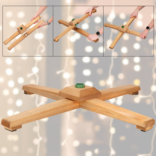 Choinka sztuczna 240 cm sosna leśna jak żywa Royal Trees premium z drewnianym stojakiem