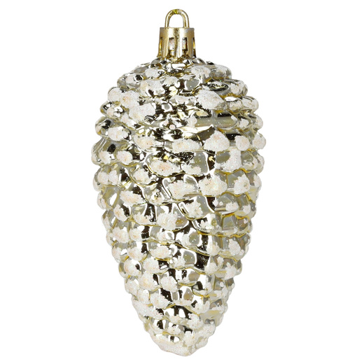 Bombki choinkowe 40 szt. ozdoby kule, lizaki, szyszki, laski cukrowe nietłukące złote