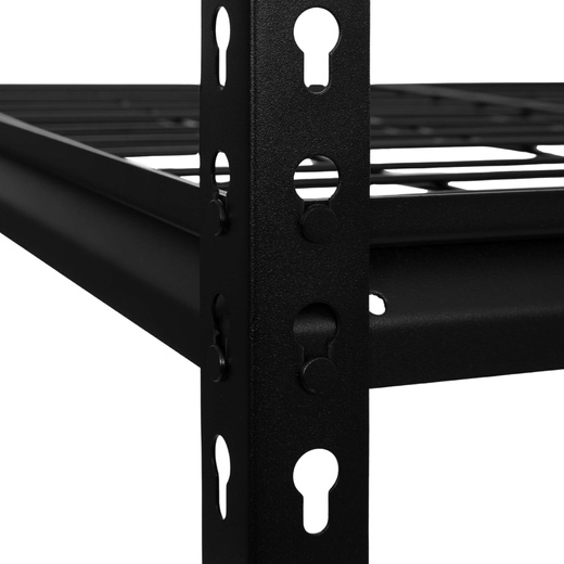 Regał stalowy z 4 półkami 183x150x54 cm 1600 kg do garażu, piwnicy
