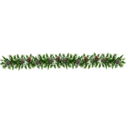 Girlanda świąteczna 280 cm z lampkami 50 LED biały ciepły z programatorem, łańcuch