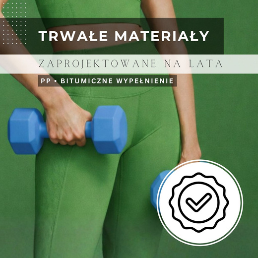 Ciężarki 2x2,5kg hexagonalne do ćwiczeń fitness hantle zestaw 2 szt. niebieskie