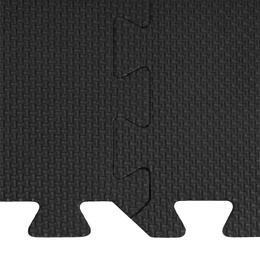 Mata treningowa, ochronna 4 szt. puzzle z pianki EVA 1,2 cm antypoślizgowe, grafitowe