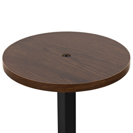 Kwietnik metalowy pięciopoziomowy, stojak na kwiaty, rośliny 86 cm stojący, ciemnobrązowy