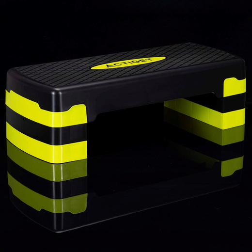 Step do ćwiczeń fitness 3-stopnie, schodek treningowy do aerobiku