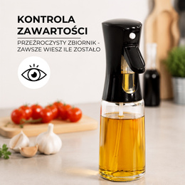 Dozownik do oleju 300 ml spryskiwacz do oliwy octu rozpylacz kuchenny pojemnik spray
