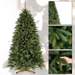 Choinka sztuczna 180 cm Premium Royal Trees świerk syberyjski z drewnianym stojakiem