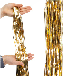 Włosy Anielskie na choinkę, dekoracja świąteczna 100 cm złote