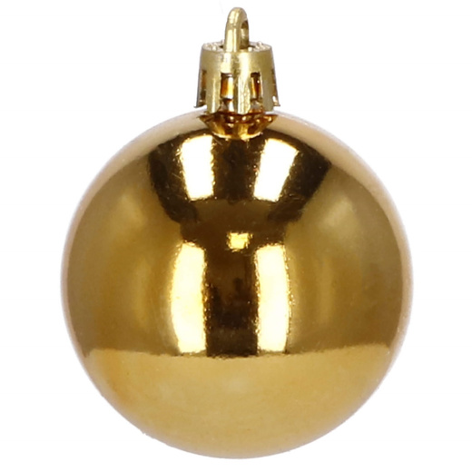 Bombki choinkowe 72 szt. ozdoby świąteczne złoty