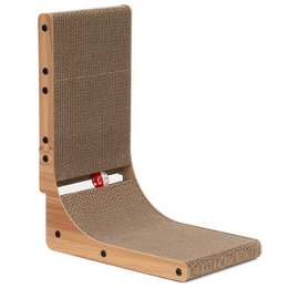 Drapak dla kota, karton do drapania z kocimiętką, legowisko z tektury, piłeczka z dzwoneczkiem