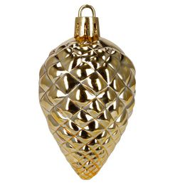 Bombki choinkowe 100 szt. zestaw dekoracji świątecznych nietłukące, złote