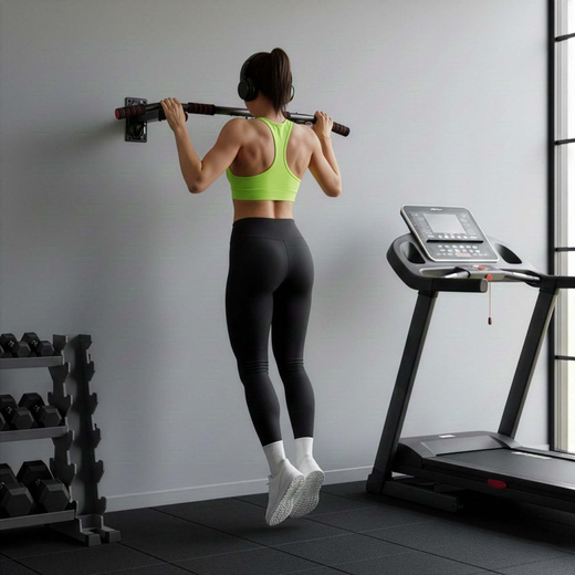 Drążek do podciągania, mocowany do ściany 250 kg stalowy uchwyt do ćwiczeń