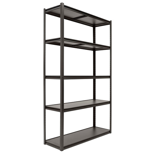 Regał magazynowy 200x120x40 cm 5 półek do przechowywania, garażu 750 kg metalowy