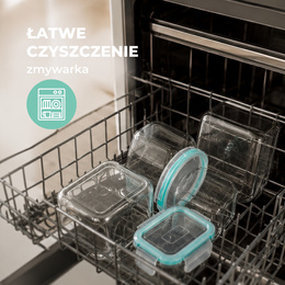 Pojemniki kuchenne na żywność z pokrywkami 8 szt. szklane pudełka do przechowywania