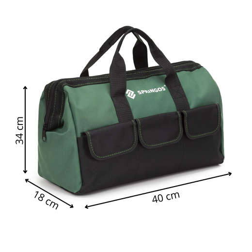Torba na narzędzia 40x18x34 cm monterska samochodowy organizer z kieszeniami wielofunkcyjny